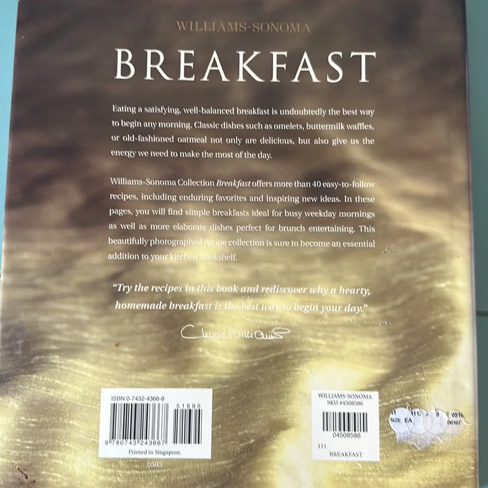 Williams - Sonoma Breakfast best meal of the day